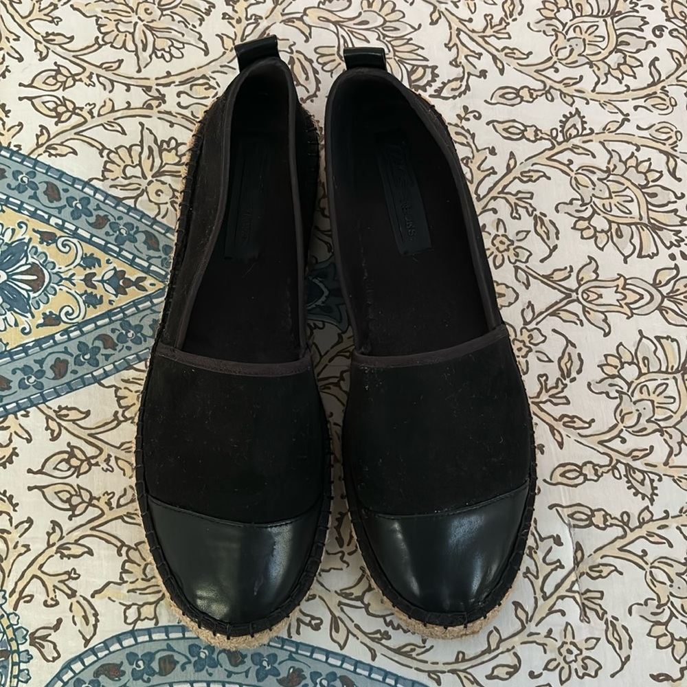 Asos Black Suede Espadrilles